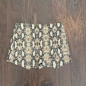 Blue Blush Snake Skin Skort